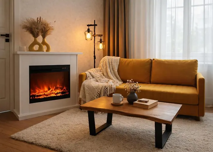 Lägenhet Cozy Fireplace Two Bedrooms Workspace *